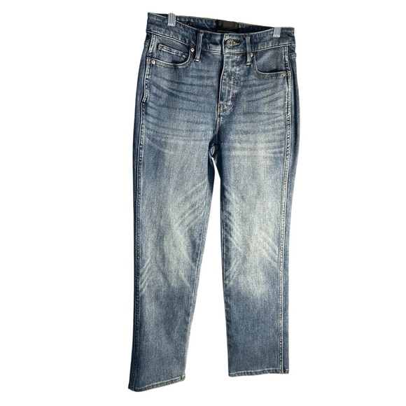 White House Black Market Denim - White House Black Market WHBM High-Rise Sculpt Straight Crop Jeans OS